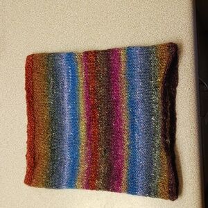 Hand knit cowl Noro Silk Garden yarn